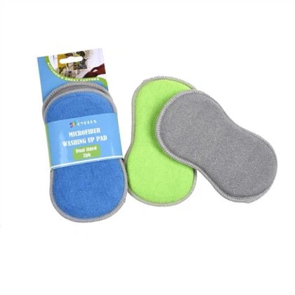 2'si 1 Arada Mikrofiber Bulaşık Yıkama Süngeri