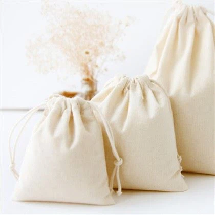 Depolama için Drawstring Çamaşır Torbası